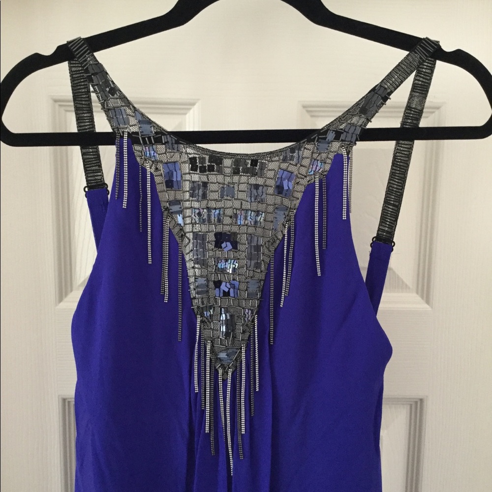 BCBG long gown *beautiful royal blue* size 2